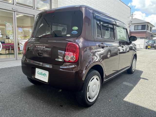 スズキ ラパン G 愛知県 2012(平24)年 5万km マルーンブラウンパール 純正メモリナビ〈CQUZ02J0CJ〉/・地デジTV/CD/SD/・Bluetooth/USB/ETC/純正ホイールキャップ/純正フロアマット/スマートキー/プッシュスタート/ベンチシート