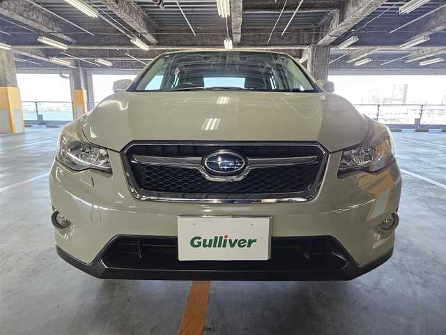 スバル インプレッサ ＸＶ 2．0i－L アイサイト 島根県 2013(平25)年 7.1万km デザートカーキ 4WD/カロッツェリアナビ/　(Bluetooth/CD/DVD)/フルセグTV/バックカメラ/ビルトインETC/全車速追従機能付クルーズコントロール/アイサイトver2/・プリクラッシュブレーキ/・AT誤発進抑制制御/・ふらつき警報/・車線逸脱警報/・先行車発進お知らせ機能/HIDヘッドランプ/オートライト/オートエアコン/パドルシフト/運転席パワーシート/純正17インチアルミホイール/キーレスアクセス/プッシュスタート/禁煙車