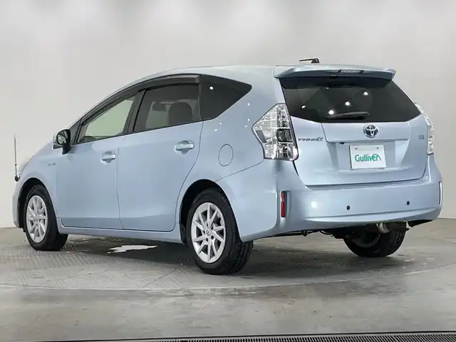 トヨタ プリウス α S 栃木県 2011(平23)年 4.7万km クリアストリームメタリック SDナビ/（ＣＤ/AUX/ワンセグＴＶ）/バックカメラ/コーナーセンサー/ETC/禁煙車/オートライト/HIDヘッドライト/横滑り防止装置/フォグランプ/スマートキー/プッシュスタート/ステアリングスイッチ/純正アルミホイール/純正フロアマット