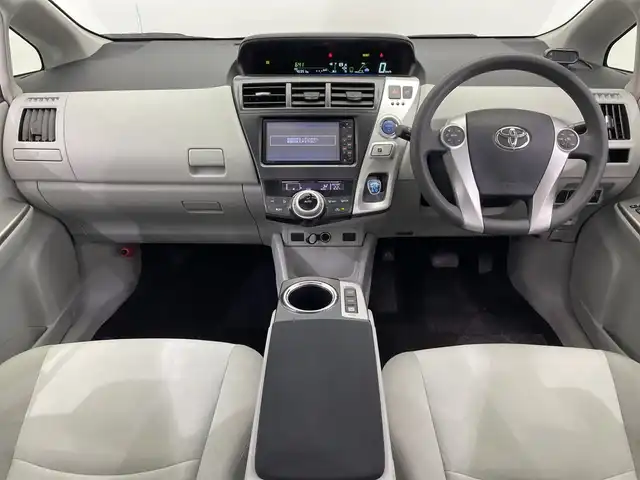 トヨタ プリウス α S 栃木県 2011(平23)年 4.7万km クリアストリームメタリック SDナビ/（ＣＤ/AUX/ワンセグＴＶ）/バックカメラ/コーナーセンサー/ETC/禁煙車/オートライト/HIDヘッドライト/横滑り防止装置/フォグランプ/スマートキー/プッシュスタート/ステアリングスイッチ/純正アルミホイール/純正フロアマット