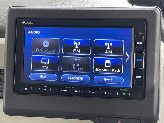 ホンダ Ｎ ＢＯＸ L ターボ 福岡県 2021(令3)年 5.3万km プレミアムサンライトホワイトパール メモリナビ/純正ETC/ドラレコ/レーンキープアシスト/両側パワースライドドア/フルセグテレビ/前後社外カメラ/バックカメラ/プッシュスタート/スマートキー/Bluetooth/USB端子/電格ミラー