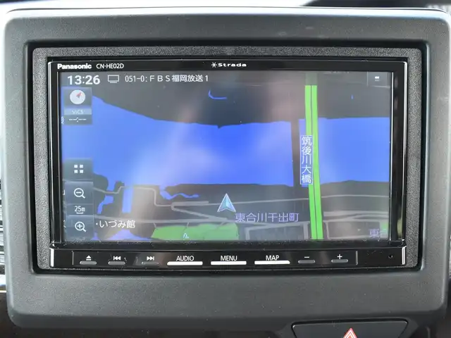 ホンダ Ｎ ＢＯＸ L 福岡県 2023(令5)年 0.4万km プレミアムアイボリーパールⅡ ホンダセンシング/レーダークルーズコントロール/ワンオーナー/社外ナビ(CN-HE02D)/フルセグTV/バックカメラ/両側パワースライドドア/前席シートヒーター/LEDヘッドライト/純正フロアマット/ドアバイザー