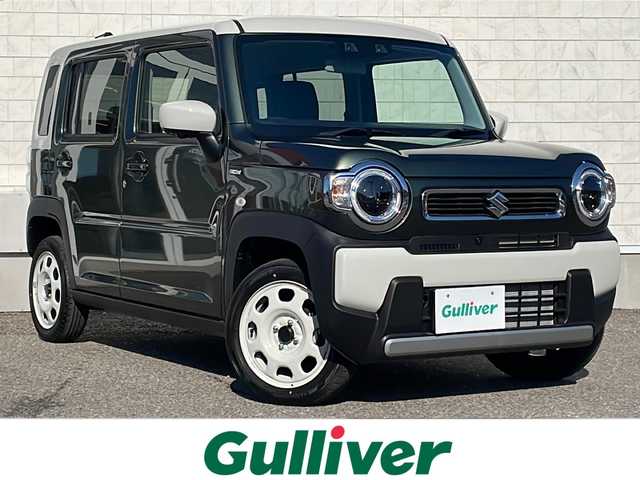 スズキ ハスラー HYBRID G ターボ 福島県 2025(令7)年 0.1千km クールカーキパールメタリック/ソフトベージュメタリック スズキセーフティーＳ　純９ナビ　全方位Ｃ　フルセグ　ＢＴ　ＤＡＣ　前席シートヒーター　追従クルコン　ステリモ　Ｐセンサー　ＬＥＤヘッドライト　オートライト　オートハイビーム　スマートキー　電格ミラー