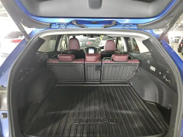 スバル レヴォーグ 1．8STIスポーツ EX 宮崎県 2020(令2)年 7.3万km WRブルーパール 〇純正11.6インチナビ/〇フルセグTV/〇バック/サイドカメラ/〇デジタルインナーミラー/〇ビルトインETC/〇ドライブレコーダー/〇アイサイトコアテクノロジー/〇アイサイトＸテクノロジー/〇アイサイトセーフティプラス/〇アイドリングストップ/〇電動リアゲート/〇LEDヘッドランプ/〇オートライト/〇フォグランプ/〇純正18インチアルミ/〇革巻きステアリング/〇パドルシフト/〇ボルドー/ブラックツートーン革シート/〇シートヒーター/〇パワーシート/〇左右独立温度調整オートエアコン/〇キーレスアクセス/〇禁煙車