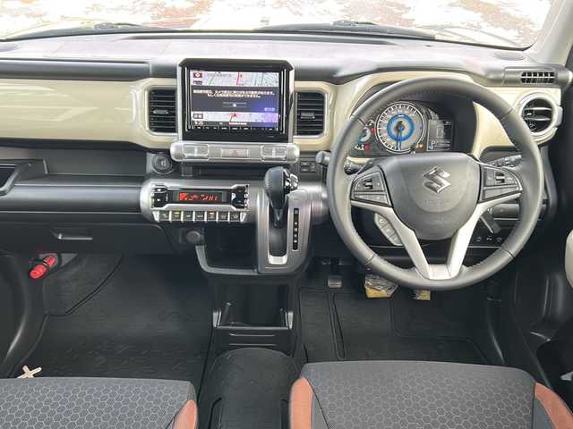 スズキ クロスビー HYBRID MZ 秋田県 2018(平30)年 8万km スーパーブラックパール 3トーンコーディネート 社外SDナビ/社外CD、DVD、BT、TV/バックカメラ、全方位カメラ/コーナーセンサー/純正16インチAW/社外AWスタッドレス積込み/スペアキー/４WD