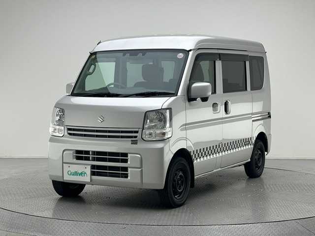 スズキ エブリイ JOINターボ 兵庫県 2019(令1)年 5.8万km シルキーシルバーメタリック 純正フロアマット/レーダーブレーキサポート/ターボ/ヘッドライトレベラーザー/オートライト/ドアバイザー/電動格納ミラー