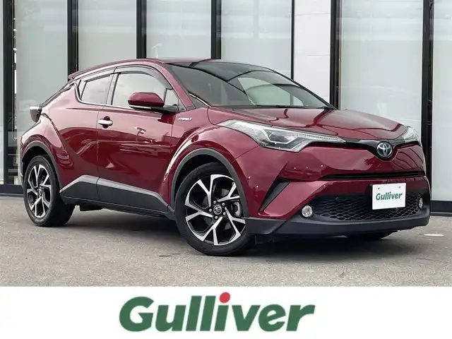 トヨタ Ｃ－ＨＲ G LEDエディション 大阪府 2018(平30)年 4.1万km センシュアルレッドマイカ 純正９インチナビ/   フルセグTV/CD/DVD/Bluetooth/バックモニター/衝突軽減ブレーキ/横滑り防止装置/コーナーセンサー/ＢＳＭ/前席シートヒーター/レーダークルーズコントロール/レーンキープアシスト/ステアリングスイッチ/オートマチックハイビーム/ドライブレコーダー/ハーフレザーシート/純正18インチアルミホイール/純正フロアマット/スマートキー/ＥＴＣ/ＬＥＤライト