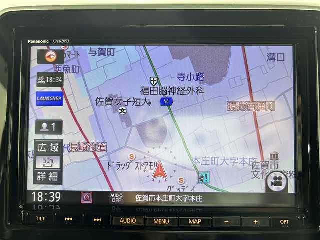 スズキ スペーシア カスタム HYBRID XS ターボ 佐賀県 2020(令2)年 7.4万km フェニックスレッドパール 純正８インチナビ【CN-RZ853】/（フルセグTV/CD/DVD/SD/BT/AM・FM）/前後ドライブレコーダー/衝突被害軽減システム/レーンアシスト/コーナーセンサー/追従型クルーズコントロール/後席サーキュレーター/シートヒーター/両側パワースライド/純正ＬＥＤヘッドライト/オートライト/純正アルミホイール/純正フロアマット/ベンチシート/ターボ/後席サンシェード
