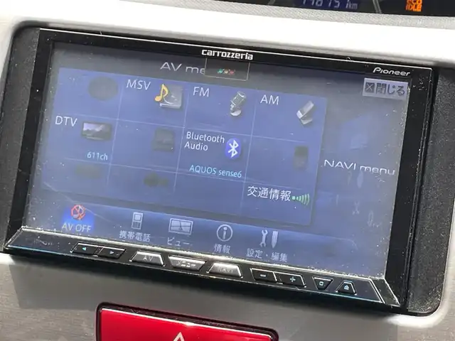 スバル ステラ カスタム RS 滋賀県 2012(平24)年 14.8万km パールホワイトⅢ 社外SDナビ/【フルセグTV、CD・DVD再生可能、Bluetooth】/車線逸脱警報/横滑り防止装置/ETC/ドライブレコーダー/アイドリングストップ/HIDヘッドライト/オートライト/純正15インチAW/フロント、サイド、リアエアロ/ウィンカーミラー/アイドリングストップ/プッシュスタート/スマートキー/純正フロアマット/スペアキー/取扱説明書/保証書