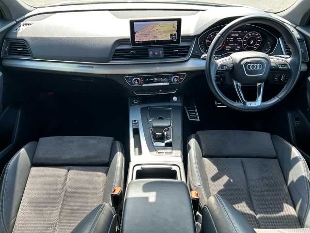 アウディ Ｑ５ 40TDIクワトロ スポーツ 静岡県 2019(令1)年 3.1万km デイトナグレーパールエフェクト Slineパッケージ/MMiナビフルセグTV Bluetooth/サラウンドカメラ/ハーフレザーシート シートヒーター /前席パワーシート運転席メモリー機能/バーチャルコクピット/LEDヘッドライト/アウディプレセンス衝突軽減ブレーキACC/レーン　サイドアシスト/パワーバックドア /ドライブセレクト /DSRCETC