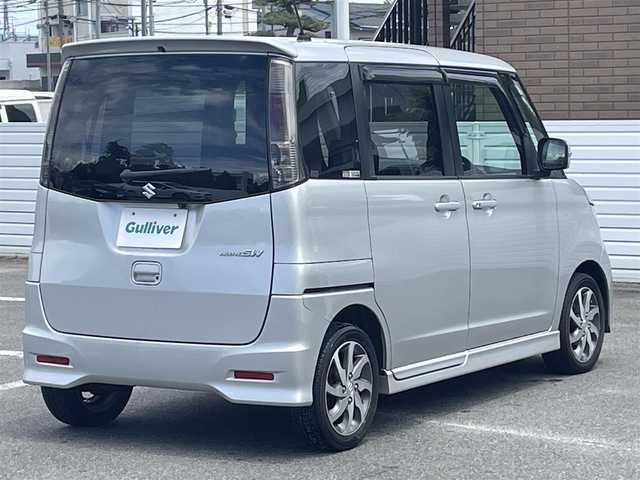 スズキ パレット ＳＷ TS 群馬県 2010(平22)年 6.2万km シルキーシルバーメタリック 社外ＳＤナビ/(ＣＤ/ＤＶＤ/Bluetooth/フルセグＴＶ)/バックカメラ/両側パワースライドドア/ＨＩＤヘッドライト/フォグランプ/スマートキー/Ｄ席シートリフター/純正フロアマット/ドアバイザー/スペアキーｘ1/取扱説明書