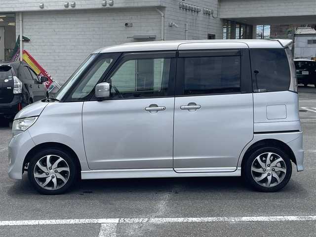 スズキ パレット ＳＷ TS 群馬県 2010(平22)年 6.2万km シルキーシルバーメタリック 社外ＳＤナビ/(ＣＤ/ＤＶＤ/Bluetooth/フルセグＴＶ)/バックカメラ/両側パワースライドドア/ＨＩＤヘッドライト/フォグランプ/スマートキー/Ｄ席シートリフター/純正フロアマット/ドアバイザー/スペアキーｘ1/取扱説明書