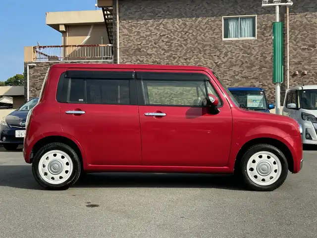 スズキ ラパン ショコラ X 静岡県 2014(平26)年 4.6万km フェニックスレッドパール 社外メモリナビ（ワンセグ TV、CDチェンジャー、DVD再生機能）/前後ドライブレコーダー/スマートキー（スペアキー１本）/オートエアコン/純正フロアマット/合皮シート/ベンチシート/ABS/オートライト/キセノンヘッドライト/Wエアバッグ
