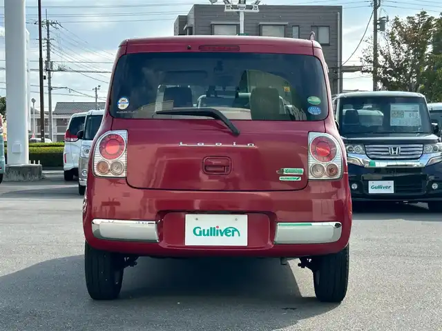 スズキ ラパン ショコラ X 静岡県 2014(平26)年 4.6万km フェニックスレッドパール 社外メモリナビ（ワンセグ TV、CDチェンジャー、DVD再生機能）/前後ドライブレコーダー/スマートキー（スペアキー１本）/オートエアコン/純正フロアマット/合皮シート/ベンチシート/ABS/オートライト/キセノンヘッドライト/Wエアバッグ