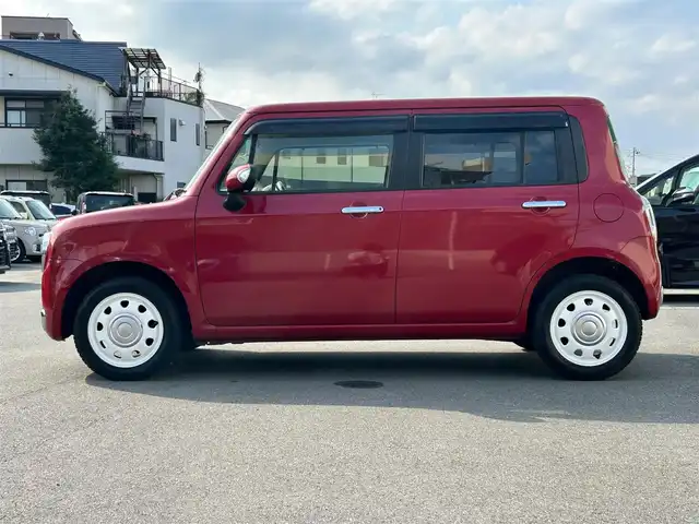 スズキ ラパン ショコラ X 静岡県 2014(平26)年 4.6万km フェニックスレッドパール 社外メモリナビ（ワンセグ TV、CDチェンジャー、DVD再生機能）/前後ドライブレコーダー/スマートキー（スペアキー１本）/オートエアコン/純正フロアマット/合皮シート/ベンチシート/ABS/オートライト/キセノンヘッドライト/Wエアバッグ