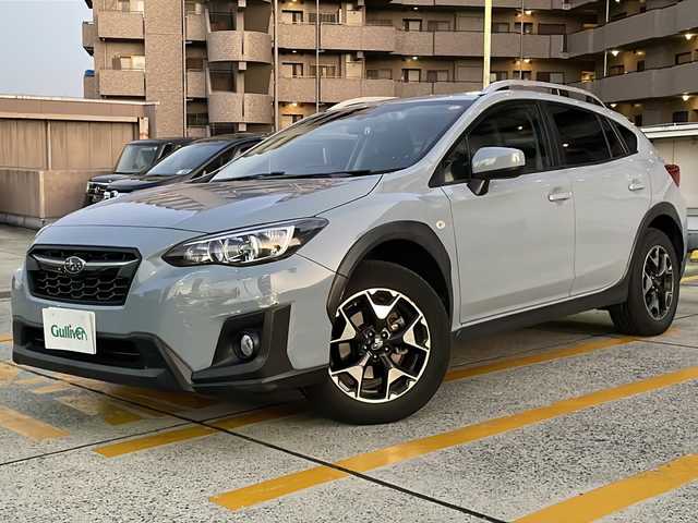 スバル インプレッサ ＸＶ 1．6i－L アイサイト 広島県 2018(平30)年 7.9万km クールグレーカーキ 禁煙車/前後ドライブレコーダー/スペアキー/パドルシフト/社外SDナビ/(BT/DVD/CD/SD)/純正17インチAW/フルセグテレビ/バックカメラ/ダウンヒルアシストコントロール/レーダークルーズコントロール/レーンキープアシスト/衝突軽減ブレーキー/オートライト/ルーフレール/フォグランプ/ETC/純正フロアマット