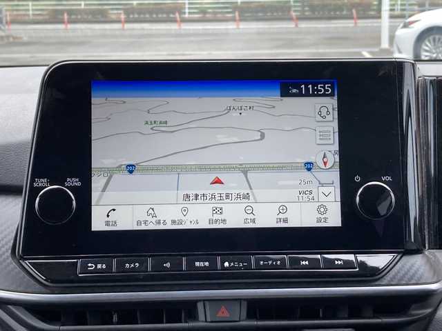 日産 ノート X 佐賀県 2021(令3)年 6.2万km オーロラフレアブルーパール 純正9インチナビ/アラウンドビューモニター/エマージェンシーブレーキ/LDW/コーナーセンサー/ブラインドスポットモニター/スマートルームミラー/電動パーキングブレーキ/オートブレーキホールド/ETC2.0/置くだけ充電/インテリジェントキー/プッシュスタート