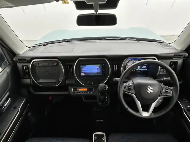 スズキ ハスラー Jスタイル Ⅱ 群馬県 2022(令4)年 1万km オフブルーメタリック/ガンメタリック2トーンルーフ 純正７インチナビ　アダプティブクルーズコントロール　衝突軽減システム　シートヒーター　横滑り防止　障害物センサー　レーンアシスト　純正アルミホイール　スマートキー　プッシュスタート　禁煙車