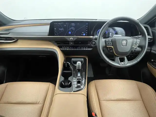 トヨタ クラウン スポーツ Z 埼玉県 2024(令6)年 1.4万km グレーⅡ パノラマルーフ　純正１２．３インチナビ　パノラミックビューモニター　ＢＳＭ　ＨＵＤ　茶レザー　ビルトインＥＴＣ２．０　デジタルインナーミラー　ワイヤレス充電　ステアリングヒーター　メモリシート　ＬＥＤ