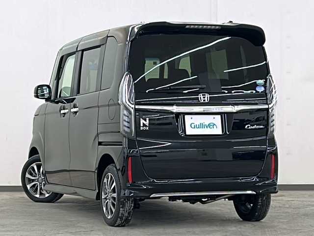 ホンダ Ｎ ＢＯＸ カスタム L 道央・札幌 2021(令3)年 4万km クリスタルブラックパール ワンオーナー/メモリナビ/ワンセグテレビ/バックカメラ/クルーズコントロール/ドアバイザー/プッシュスタート/ETC/ドライブレコーダー/エンジンスターター/４WD/片側パワースライドドア