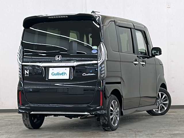 ホンダ Ｎ ＢＯＸ カスタム L 道央・札幌 2021(令3)年 4万km クリスタルブラックパール ワンオーナー/メモリナビ/ワンセグテレビ/バックカメラ/クルーズコントロール/ドアバイザー/プッシュスタート/ETC/ドライブレコーダー/エンジンスターター/４WD/片側パワースライドドア