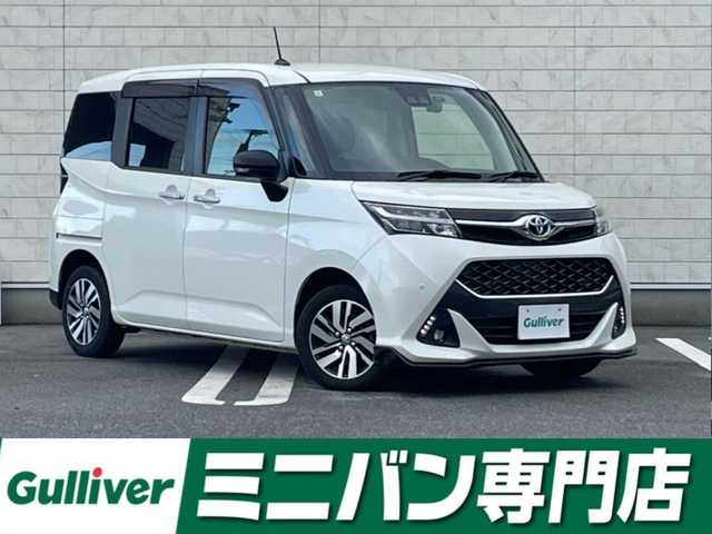 トヨタ タンク カスタムG 福岡県 2019(令1)年 4.9万km パールホワイトⅢ 純正9型SDナビ(フルセグTV/CD/DVD/BT)/バックカメラ/トヨタセーフティ/コーナーセンサー/クルコン/両側電動/ドラレコ/ETC/シートヒーター/USB/HDMI/純正フロアマット/純正アルミホイール/純正LED/スペアキー/プッシュスタート/スマートキー