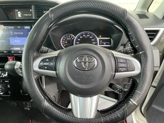 トヨタ タンク カスタムG 福岡県 2019(令1)年 4.9万km パールホワイトⅢ 純正9型SDナビ(フルセグTV/CD/DVD/BT)/バックカメラ/トヨタセーフティ/コーナーセンサー/クルコン/両側電動/ドラレコ/ETC/シートヒーター/USB/HDMI/純正フロアマット/純正アルミホイール/純正LED/スペアキー/プッシュスタート/スマートキー