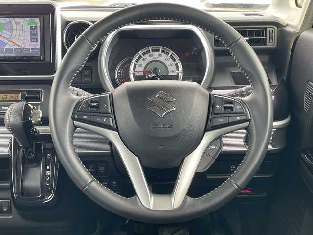 スズキ スペーシア カスタム HYBRID XS 青森県 2023(令5)年 4.3万km ピュアホワイトP 4WD/社外メモリナビ/CD・DVD・Bluetooth・SD/バックカメラ/両側パワースライドドア/合皮コンビシート/前席シートヒーター/ヘッドアップディスプレイ/セーフティサポート/デュアルカメラブレーキサポート/アダプティブクルーズコントロール/車線逸脱警報機能/誤発進抑制機能/ハイビームアシスト/リアパーキングセンサー/前方ドライブレコーダー/ビルトインETC/シートバックテーブル/後席サンシェード/スリムサーキュレーター/LEDヘッドライト/LEDフォグランプ/純正15インチアルミ/スマートキー/プッシュスタート