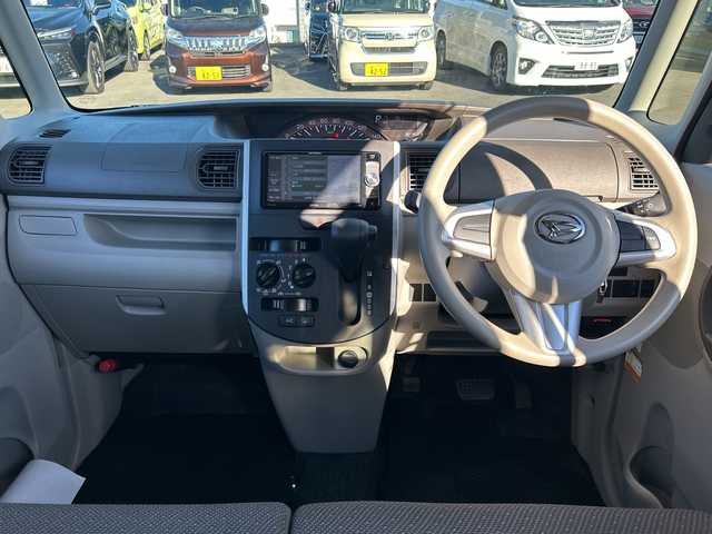 ダイハツ タント L 山梨県 2019(平31)年 3.8万km ファイアークォーツレッドM 社外ナビ　/ワンセグ　/ＥＴＣ　/キーレス　/純正アルミホイール　/エコアイドル　/横滑り防止機能　/ＡＢＳ　/両側スライドドア