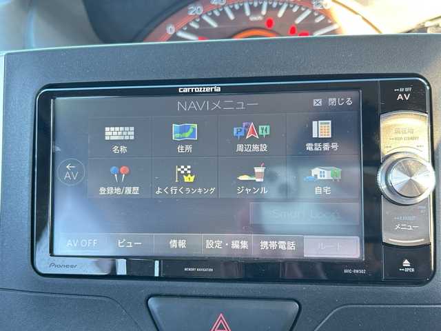 ダイハツ タント L 山梨県 2019(平31)年 3.8万km ファイアークォーツレッドM 社外ナビ　/ワンセグ　/ＥＴＣ　/キーレス　/純正アルミホイール　/エコアイドル　/横滑り防止機能　/ＡＢＳ　/両側スライドドア