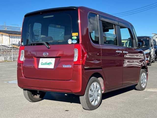 ダイハツ タント L 山梨県 2019(平31)年 3.8万km ファイアークォーツレッドM 社外ナビ　/ワンセグ　/ＥＴＣ　/キーレス　/純正アルミホイール　/エコアイドル　/横滑り防止機能　/ＡＢＳ　/両側スライドドア