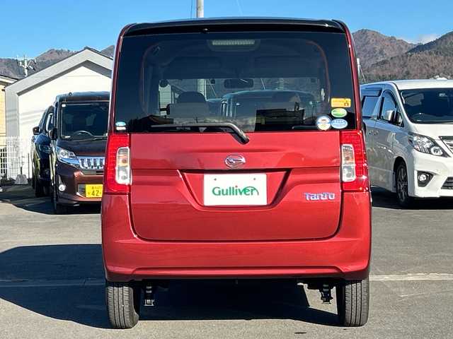 ダイハツ タント L 山梨県 2019(平31)年 3.8万km ファイアークォーツレッドM 社外ナビ　/ワンセグ　/ＥＴＣ　/キーレス　/純正アルミホイール　/エコアイドル　/横滑り防止機能　/ＡＢＳ　/両側スライドドア