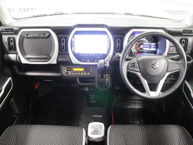 スズキ ハスラー HYBRID X 千葉県 2020(令2)年 2.7万km シフォンアイボリーM 純正ナビ/フルセグTV/Bluetooth/AM / FM/全方位カメラ/ビルトインETC/純正１５インチAW/レーダークルーズコントロール/車検逸脱警報/後退時ブレーキサポート/衝突軽減ブレーキ/アイドリングストップ/前席シートヒーター/取扱説明書/保証書/純正フロアマット/ドアバイザー