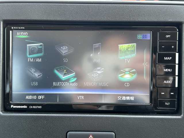 スズキ ワゴンＲ HYBRID FX 富山県 2022(令4)年 3.4万km ブルーイッシュブラックパール3 純正ナビ/SDナビ/フルセグTV/Bluetooth/DVD再生/CD再生/D席シートヒーター/後方コーナーセンサー/ESP（横滑り防止装置）/デュアルセンサーブレーキサポート/車線逸脱機能/ドライブレコーダー前後/アイドリングストップ/マイルドハイブリッド/ドアバイザー/プッシュスタート/スマートキー/スペアキー有/オートエアコン/オートマチックハイビーム