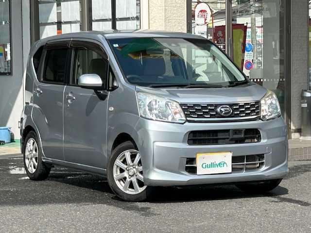 ダイハツ ムーヴ L SAⅡ 宮城県 2016(平28)年 7.3万km ブライトシルバーメタリック 追突軽減システム　/横滑り防止　/アイドリングストップ/社外オーディオ（CD/FM/AM）/電動格納ミラー/ベンチシート/社外アルミホイール１４インチ/レベライザー/リモコンキー/スペアキー/社外アルミホイール付きスタッドレスタイヤ積載/（155/65　14インチ　４ｍｍ）/取扱説明書