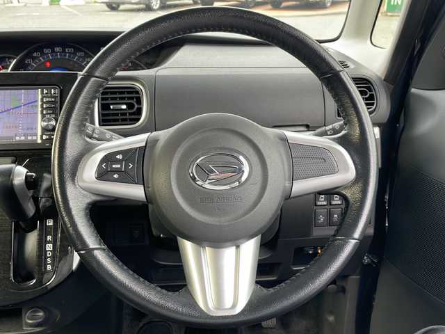 ダイハツ タント カスタム RS トップED SAⅡ 大阪府 2015(平27)年 6.3万km タングステングレーM 純正ナビ/バックカメラ/フルセグTV/Bluetooth/AM・FM/両側パワースライドドア/プッシュスタート/ドライブレコーダー/ETC/2列目サンシェード/横滑り防止機能/衝突軽減ブレーキ/純正15インチアルミホイール