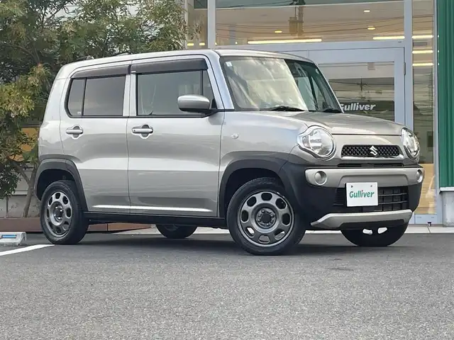 スズキ ハスラー G 岡山県 2019(平31)年 5.9万km スチールシルバーM 社外ナビ7インチナビ/AVN112M/前席シートヒーター/前方ドライブレコーダー　DC-DR401/ETC/衝突軽減システム/横滑り防止装置/アイドリングストップ/スマートキー/プッシュスタート