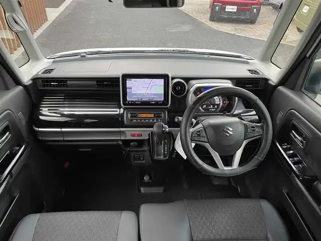 スズキ スペーシア カスタム HYBRID XS ターボ 千葉県 2018(平30)年 10.2万km ピュアホワイトP 【(株)IDOMが運営する【じしゃロン八千代店】の自社ローン対象車両になります。こちらは現金ご利用時の価格です。自社ローンご希望の方は別途その旨お申付け下さい。】/社外ナビ/・CD/DVD/・フルセグTV/・Bluetooth接続/ETC/D席シートヒーター/両側パワースライドドア