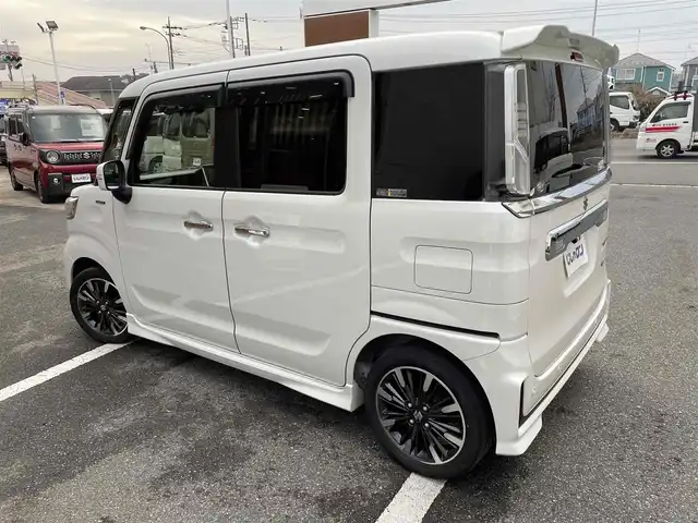 スズキ スペーシア カスタム HYBRID XS ターボ 千葉県 2018(平30)年 10.2万km ピュアホワイトP 【(株)IDOMが運営する【じしゃロン八千代店】の自社ローン対象車両になります。こちらは現金ご利用時の価格です。自社ローンご希望の方は別途その旨お申付け下さい。】/社外ナビ/・CD/DVD/・フルセグTV/・Bluetooth接続/ETC/D席シートヒーター/両側パワースライドドア