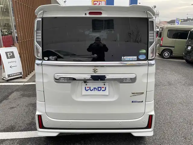 スズキ スペーシア カスタム HYBRID XS ターボ 千葉県 2018(平30)年 10.2万km ピュアホワイトP 【(株)IDOMが運営する【じしゃロン八千代店】の自社ローン対象車両になります。こちらは現金ご利用時の価格です。自社ローンご希望の方は別途その旨お申付け下さい。】/社外ナビ/・CD/DVD/・フルセグTV/・Bluetooth接続/ETC/D席シートヒーター/両側パワースライドドア