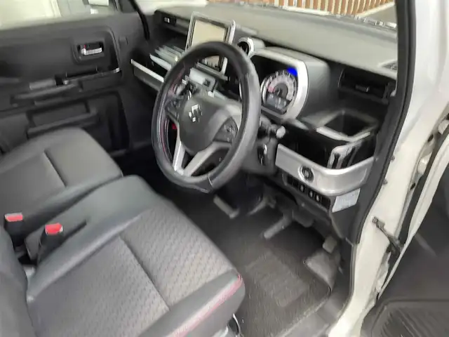 スズキ スペーシア カスタム HYBRID XS ターボ 千葉県 2018(平30)年 10.2万km ピュアホワイトP 【(株)IDOMが運営する【じしゃロン八千代店】の自社ローン対象車両になります。こちらは現金ご利用時の価格です。自社ローンご希望の方は別途その旨お申付け下さい。】/社外ナビ/・CD/DVD/・フルセグTV/・Bluetooth接続/ETC/D席シートヒーター/両側パワースライドドア