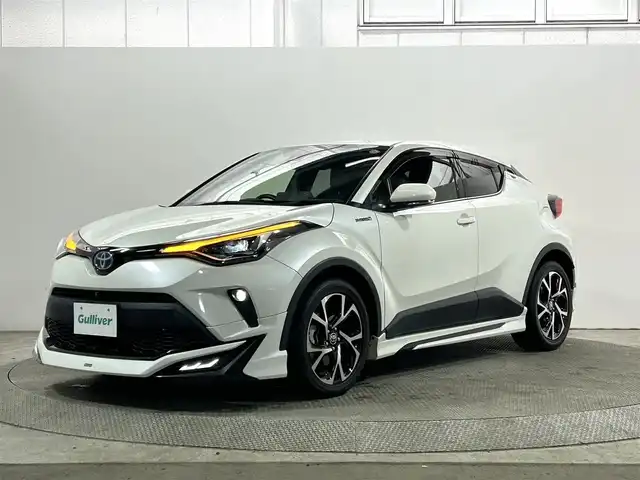 トヨタ Ｃ－ＨＲ G 大阪府 2019(令1)年 2.2万km ホワイトパールクリスタルシャイン モデリスタエアロ 純正ナビ(フルセグ/Bluetooth) 衝突軽減 360カメラ ETC レーダークルコン クリアランスソナー BSM トヨタセーフティセンス クリアランスソナー ドラレコ USB