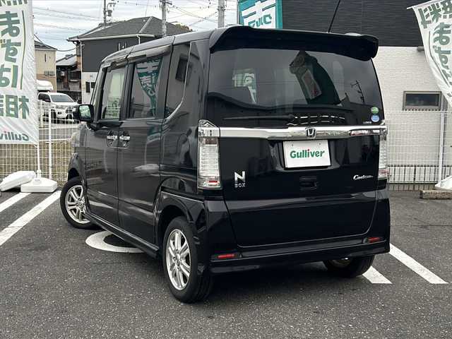 ホンダ Ｎ ＢＯＸ カスタム G Lパッケージ 三重県 2012(平24)年 5.2万km プレミアムゴールドパープルパール 登録時52011km/ワンオーナー/社外ナビ/（AM/FM/TV/Bluetooth）/ワンセグTV/バックカメラ/ETC/ステアリングスイッチ/片側パワースライドドア/アイドリングストップ/純正アルミ/スペアキー