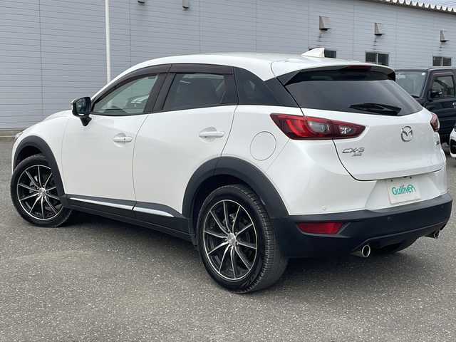 マツダ ＣＸ－３ XD Lパッケージ 秋田県 2018(平30)年 1.8万km スノーフレイクホワイトパールマイカ 登録時走行距離17791km/４WD/純正HDDナビ/CD/DVD/Bluetooth/バックカメラ/フルセグTV/ETC/前方ドライブレコーダー/横滑り防止装置/レーンキープアシスト/盗難防止装置/衝突被害軽減システム/車線逸脱警報/ステアリングヒーター/運助シートヒーター/運転席パワーシート/格納ウィンカーミラー/社外AW/LEDヘッドライト/フォグランプ/スマートキー/スペアキー