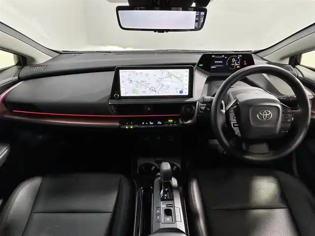 トヨタ プリウス Z 大阪府 2023(令5)年 1.1万km アティチュードブラックマイカ サンルーフ　黒革シート　モデリスタエアロ　１２．３ｉｎｃナビＴＶ　３６０カメラ　デジタルインナーミラー　衝突軽減　ＢＳＭ　アドバンストパーク　パワーシート／ヒーター　電動リアゲート　１００Ｖ電源