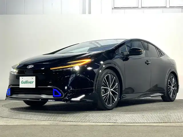 トヨタ プリウス Z 大阪府 2023(令5)年 1.1万km アティチュードブラックマイカ サンルーフ　黒革シート　モデリスタエアロ　１２．３ｉｎｃナビＴＶ　３６０カメラ　デジタルインナーミラー　衝突軽減　ＢＳＭ　アドバンストパーク　パワーシート／ヒーター　電動リアゲート　１００Ｖ電源