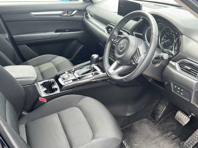 マツダ ＣＸ－５ XD スマートエディション 福島県 2021(令3)年 5.2万km ディープクリスタルブルーマイカ マツダ１０型ナビ　全周囲Ｃ　フルセグ　ヘッドアップディスプレイ　ドラレコ　ＥＴＣ　ＵＳＢ　メモリ付電動シートヒーター　ステアヒーター　ヒルスタートアシスト　レーダークルーズ　オートＬＥＤ　フォグ