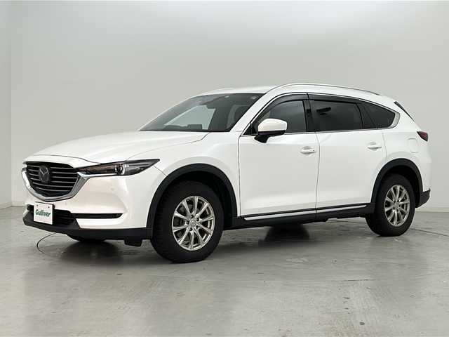 マツダ ＣＸ－８ XD プロアクティブ Sパッケージ 宮城県 2020(令2)年 7.3万km スノーフレイクホワイトパールマイカ 禁煙車/ワンオーナー/マルチビューモニター/i-ACTIVESENSE/・衝突軽減ブレーキ/・車線逸脱警報システム/・アダプティブクルーズコントロール/・ブラインドスポットモニター/・ヘッドアップディスプレイ/フリップダウンモニター/マツダコネクトナビ/・CD.DVD.SD.BT.USB/フルセグTV/電動リアゲート/レザーシート/・前席パワーシート/・前席シートヒーター/ステアリングヒーター/ステアリングスイッチ/LEDヘッドライト/LEDフォグランプ/ETC/横滑り防止装置/プッシュスタート/スマートキー/純正19インチAW付夏タイヤ積込/社外17インチアルミホイール/純正フロアマット