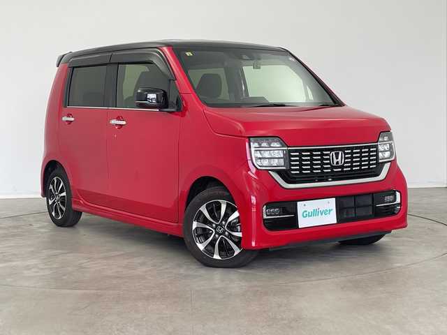 ホンダ Ｎ ＷＧＮ カスタム L ホンダセンシング 新潟県 2020(令2)年 3.2万km ミラノレッド 純正SDナビ（Bluetooth・CD・USB）/バックカメラ　/ホンダセンシング　/ETC2.0/追従クルーズコントロール/レーンキープアシスト　/後方コーナーセンサー　/D席シートヒーター　/前方ドライブレコーダー/LEDオートライト　/オートマチックハイビーム/オートパーキングブレーキ　/ブレーキホールド/アイドリングストップ/ステアリングスイッチ/スマートキー/スペアキー２本以上/純正フロアマット/純正１４インチアルミホイール