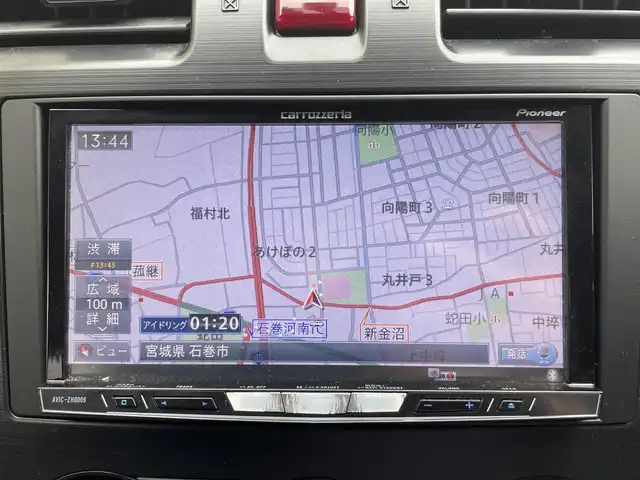 スバル インプレッサ スポーツ 2．0i 宮城県 2013(平25)年 5.7万km サテンホワイトパール 登録時走行距離56451km/純正SDナビ/FM・AM・Bluetooth・フルセグTV・HDMI・AUX・iPad/デュアルエアコン/ETC/クルーズコントロール（追従走行なし）/ドライブレコーダー/パドルシフト/アイドリングストップ/純正アルミホイール/フォグランプ/ドアバイザー/ウインカーミラー/純正フロアマット